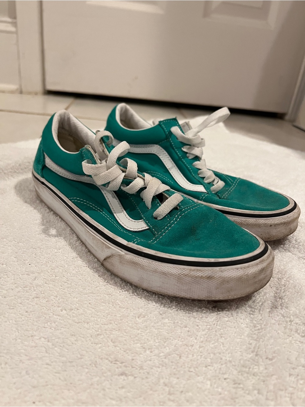 Well worn women vans